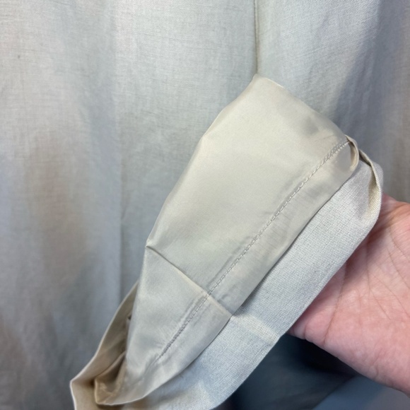 Tahari by Arthur S Levine Straight Leg Dress Pants Beige Lined Business Size 18 - Picture 9 of 9